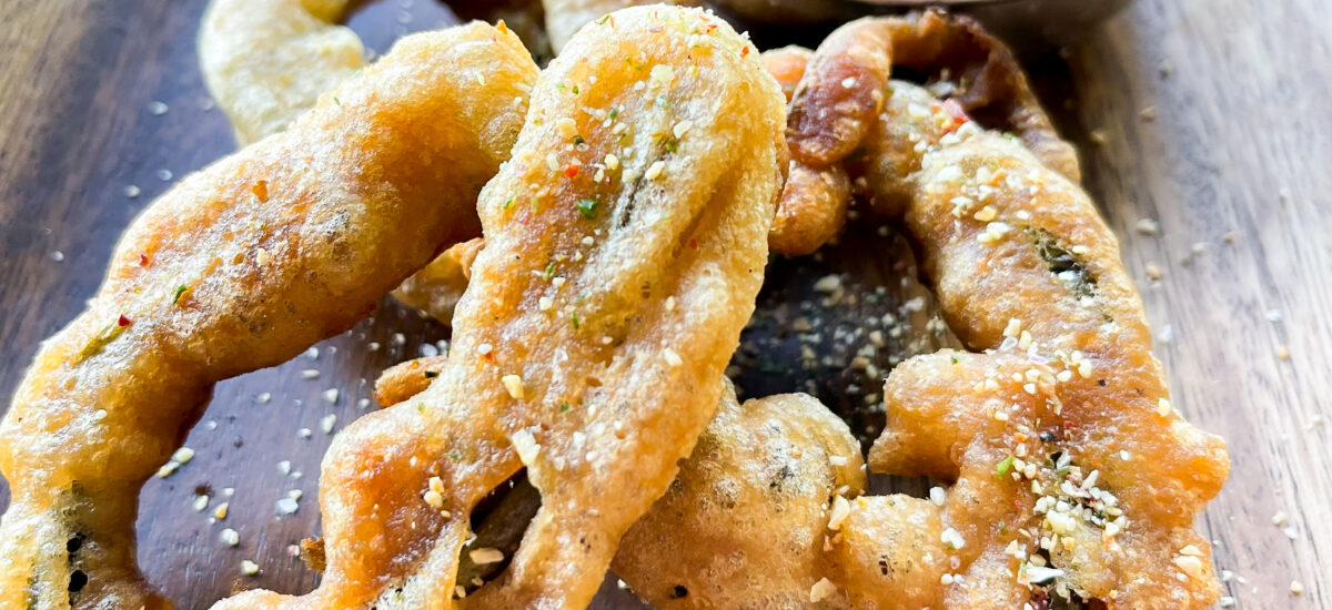 Fried Pickly Garlic Rings