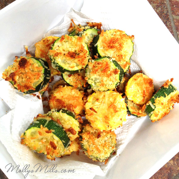 Zucchini Parmesan Chips