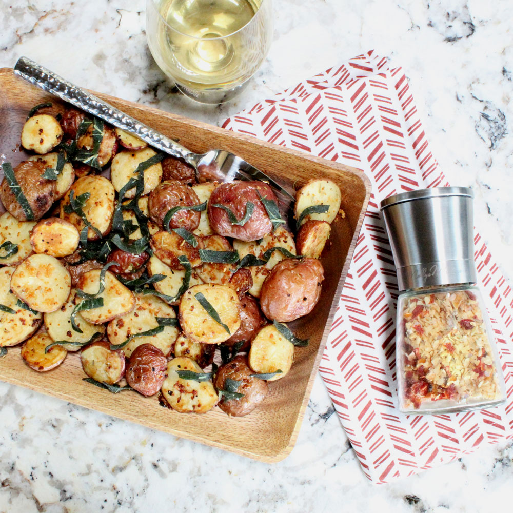 Roasted Red Potatoes with Crispy Sage