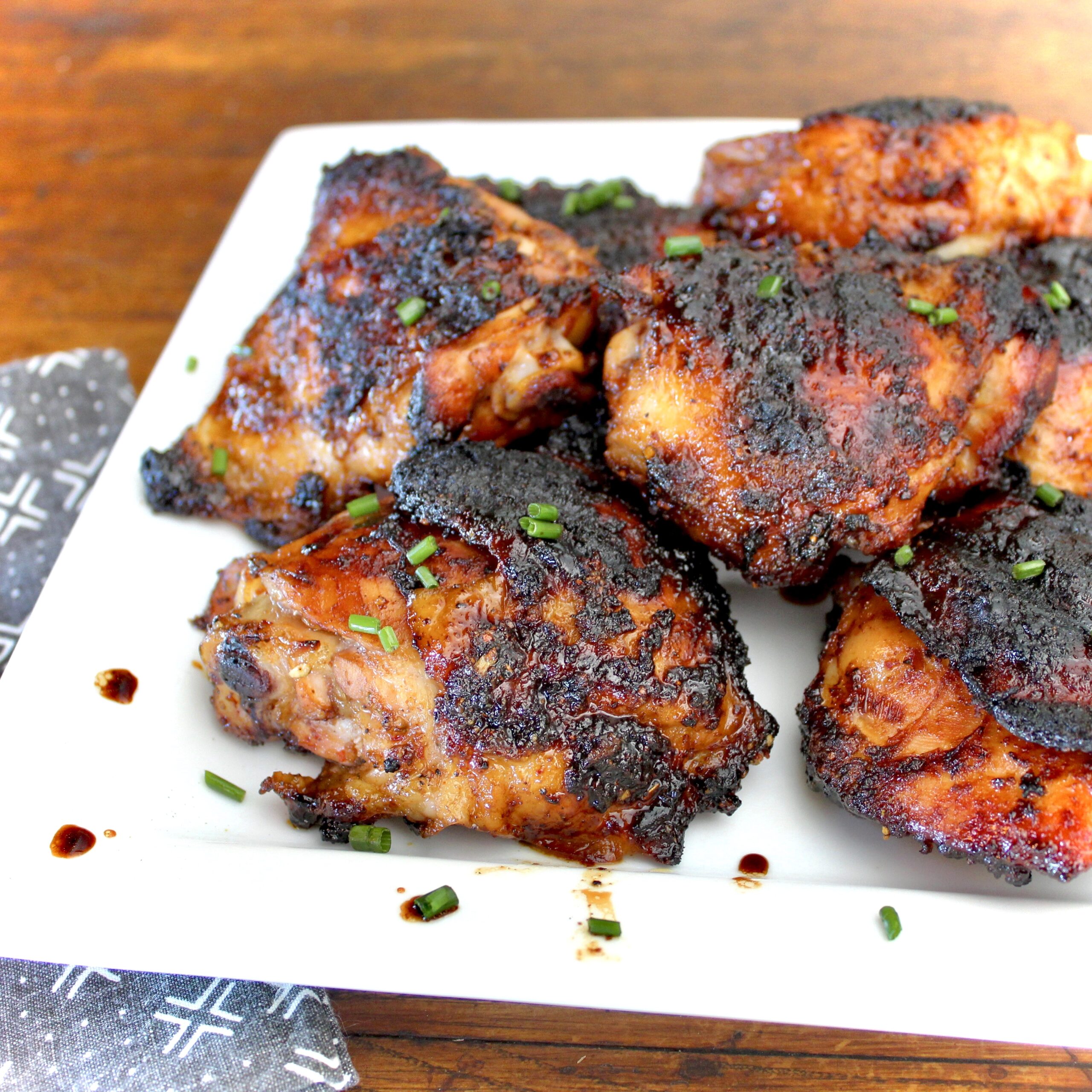 Grilled Spicy Chicken Thighs
