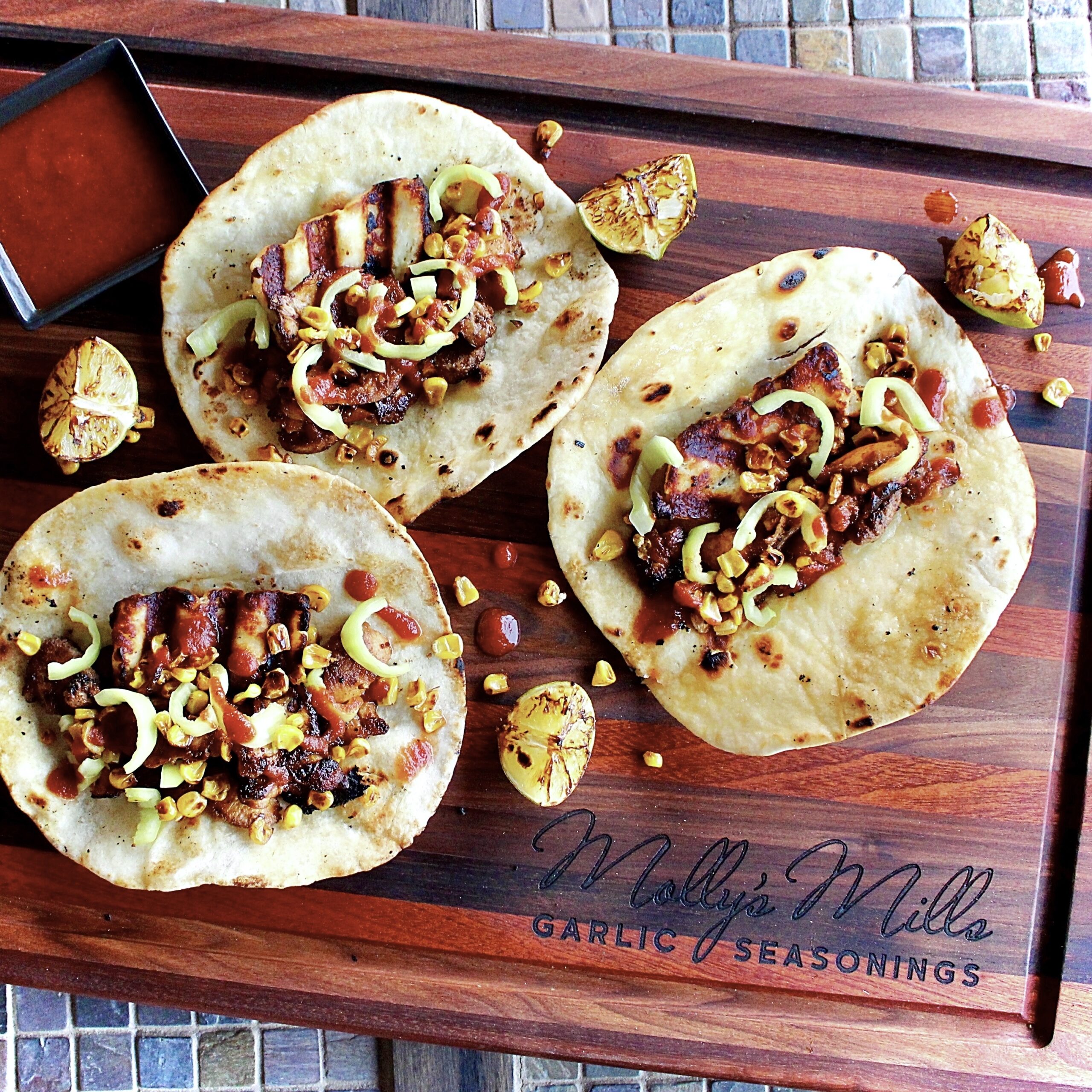 Vegetarian BBQ Tacos
