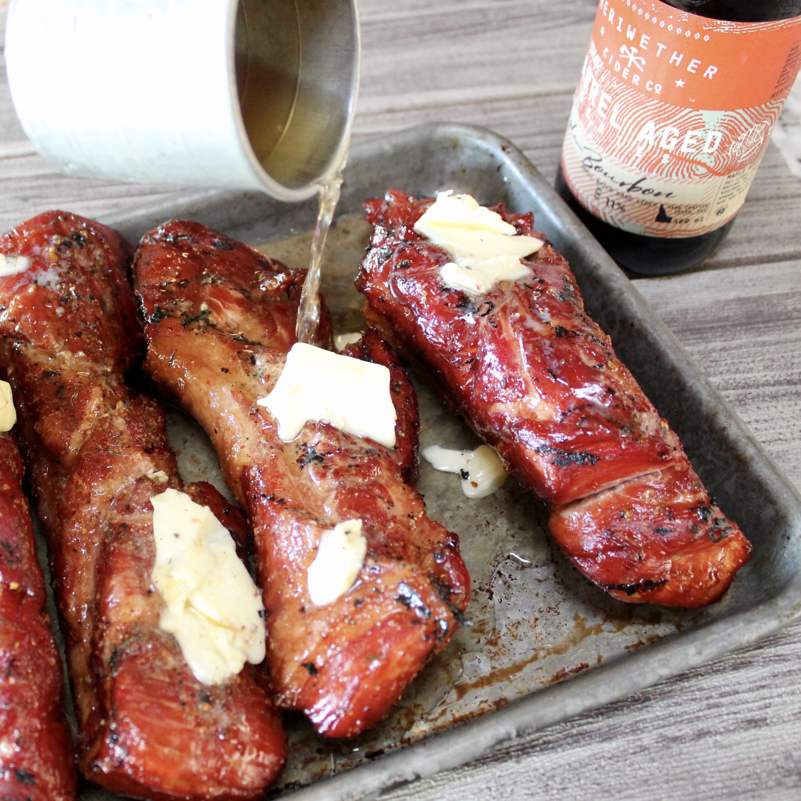 Cider-Glazed Garlic BBQ Ribs