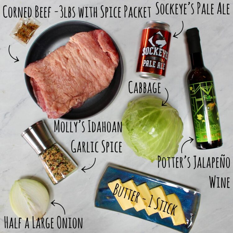 Molly’s Garlic Goddess Seasonings Sous Vide Corned Beef & Cabbage