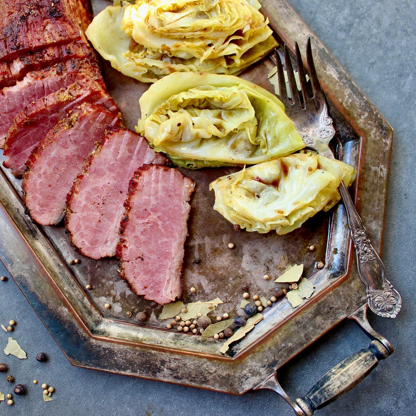 Sous Vide Corned Beef & Cabbage
